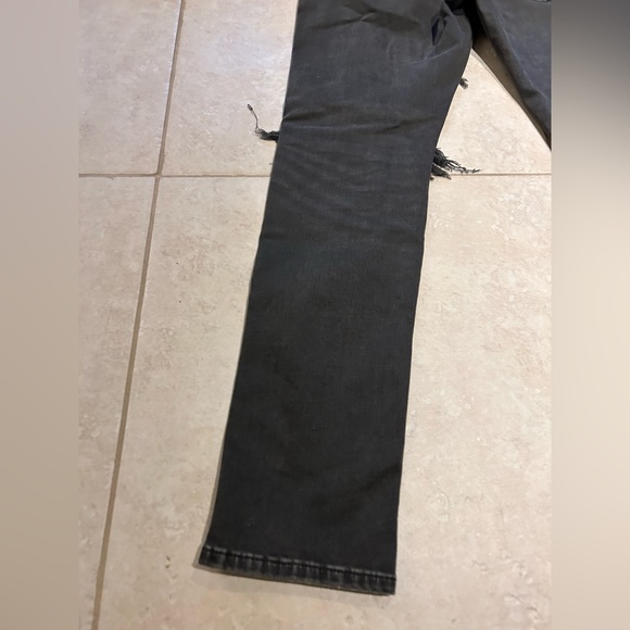 Men’s American eagle size 34x32 ripped skinny jeans colour black - Picture 9 of 11